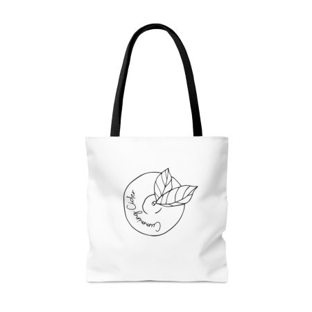 2023 - Cumming Cider Logo White Tote Bag (AOP)