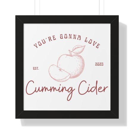 2023 - You're Gonna Love Cumming Cider Framed Vertical Poster