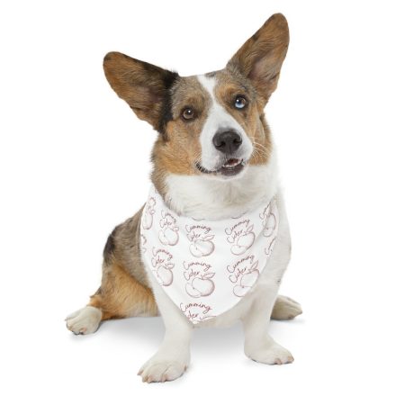 2023 - Cumming Cider Apple and Slice Pattern Pet Bandana Collar