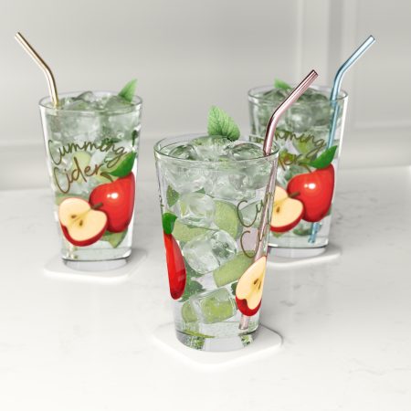 2023 - Cumming Cider Apple and a Half Pint Glass, 16oz