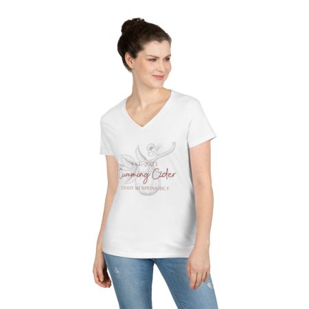 2023 - Cumming Cider Enjoy Responsibly Ladies' V-Neck T-Shirt