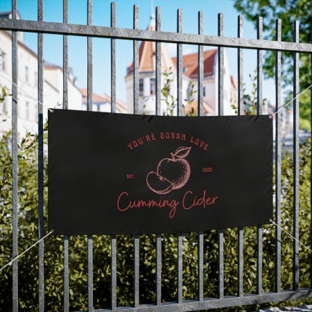2023 - You're Gonna Love Cumming Cider Vinyl Banner