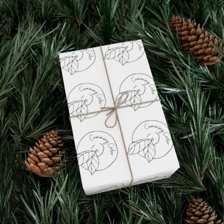 2023 - Cumming Cider White Logo Gift Wrap Papers (White Paper)