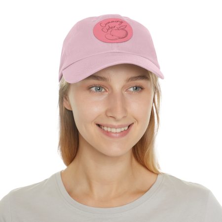 2023 - Cumming Cider Apple and Slice Dad Hat with Leather Patch (Round)