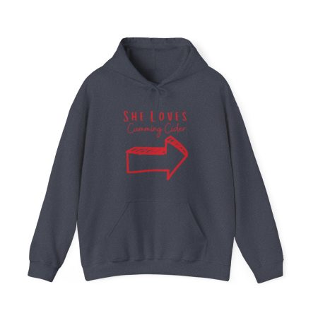 2024 - She Loves Cumming Cider Unisex Heavy Blend™ Hooded Sweatshirt
