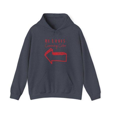 2024 - He Loves Cumming Cider Unisex Heavy Blend™ Hooded Sweatshirt