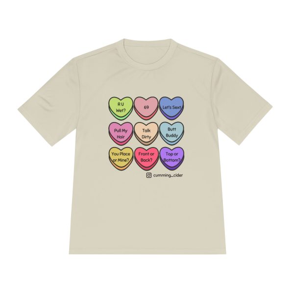 2024 - Conversation Hearts Unisex Moisture Wicking Tee - Image 17