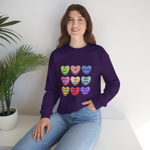2024 - Conversation Hearts Unisex Heavy Blend™ Crewneck Sweatshirt - Image 75