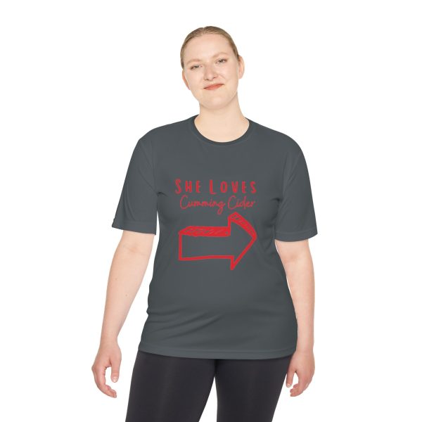 2024 - She Loves Cumming Cider Unisex Moisture Wicking Tee - Image 12
