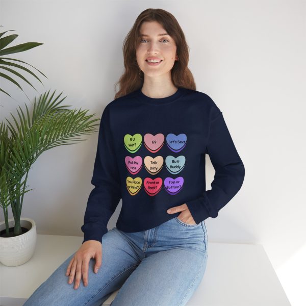 2024 - Conversation Hearts Unisex Heavy Blend™ Crewneck Sweatshirt - Image 70