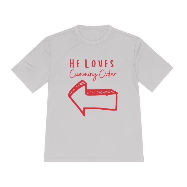 2024 - He Loves Cumming Cider Unisex Moisture Wicking Tee - Image 5