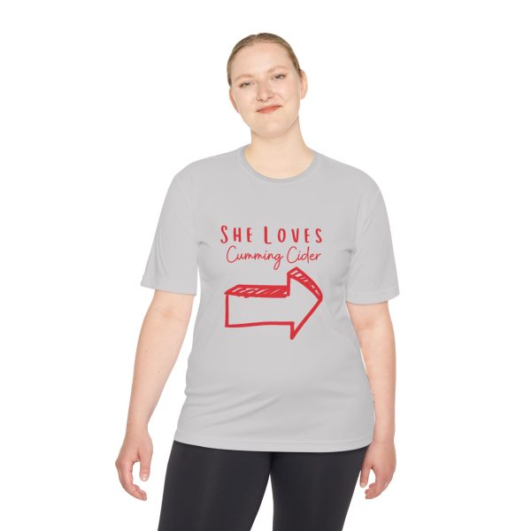 2024 - She Loves Cumming Cider Unisex Moisture Wicking Tee - Image 8