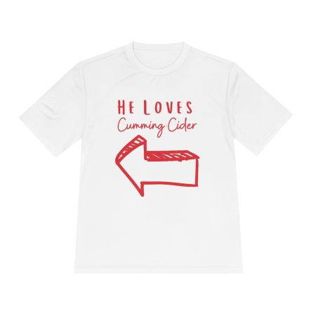 2024 - He Loves Cumming Cider Unisex Moisture Wicking Tee