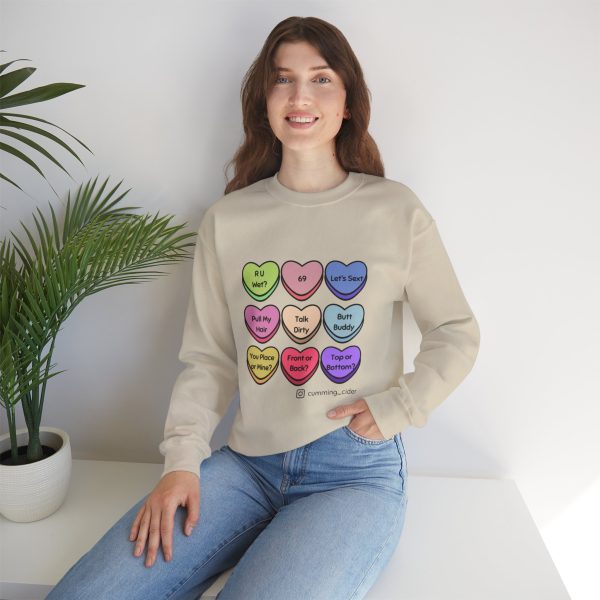 2024 - Conversation Hearts Unisex Heavy Blend™ Crewneck Sweatshirt - Image 20