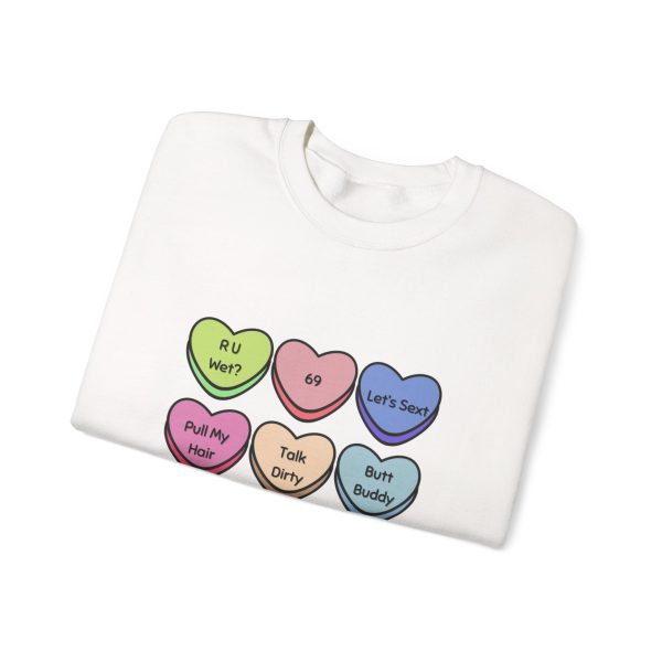 2024 - Conversation Hearts Unisex Heavy Blend™ Crewneck Sweatshirt - Image 3
