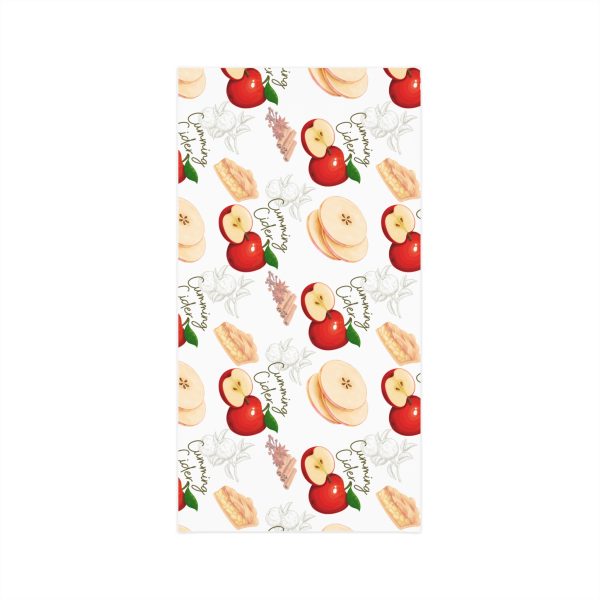2025 - Pattern - Cozy Autumn-Themed Neck Gaiter with Apples and Waffles Design - Image 2