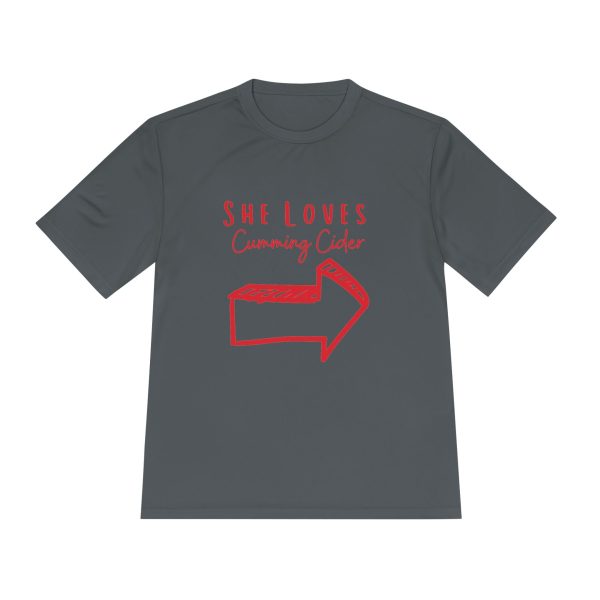 2024 - She Loves Cumming Cider Unisex Moisture Wicking Tee - Image 9