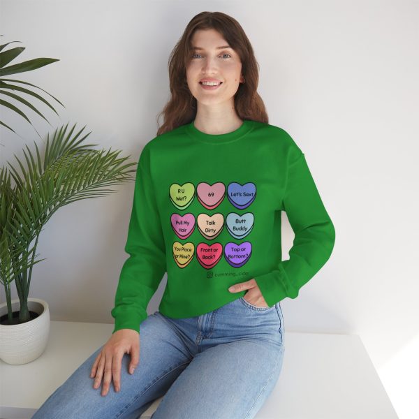 2024 - Conversation Hearts Unisex Heavy Blend™ Crewneck Sweatshirt - Image 50