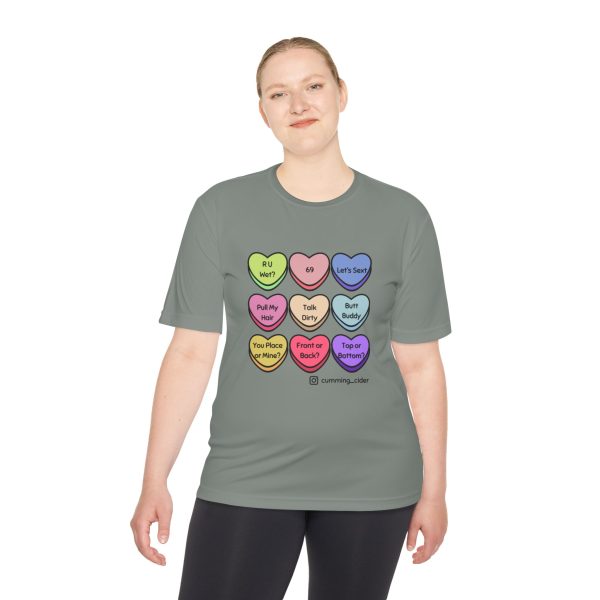 2024 - Conversation Hearts Unisex Moisture Wicking Tee - Image 24