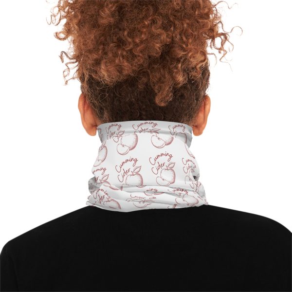 2025 - Apple Slice Pattern - Cozy Autumn-Themed Neck Gaiter with Apples and Waffles Design - Image 4