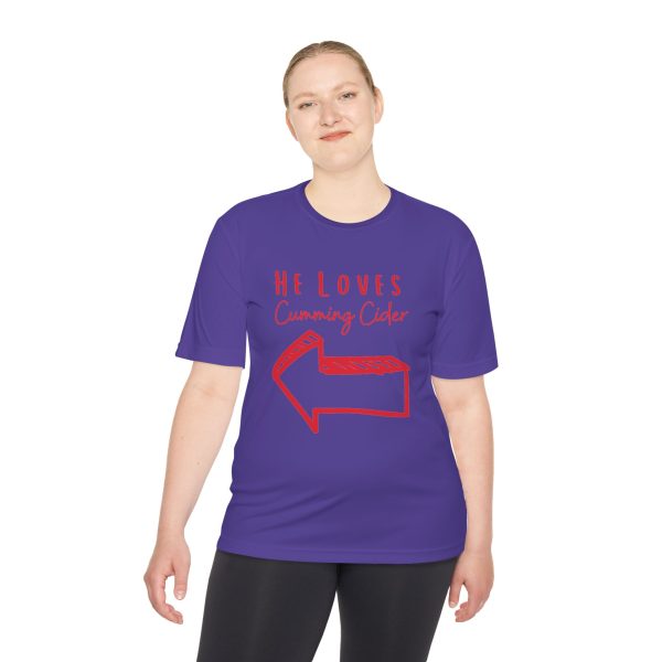 2024 - He Loves Cumming Cider Unisex Moisture Wicking Tee - Image 48