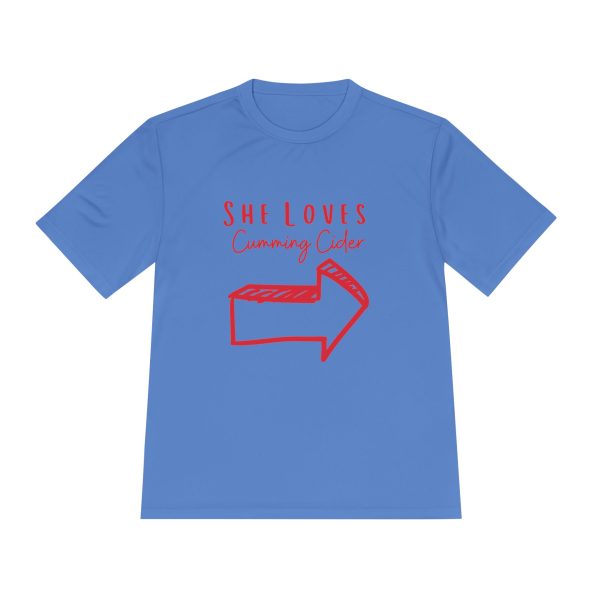 2024 - She Loves Cumming Cider Unisex Moisture Wicking Tee - Image 37