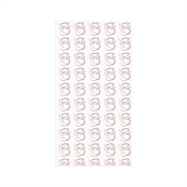 2025 - Apple Slice Pattern - Cozy Autumn-Themed Neck Gaiter with Apples and Waffles Design - Image 2