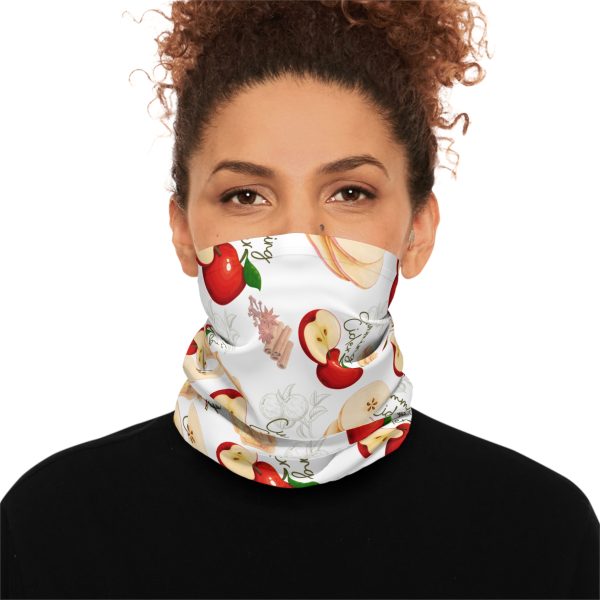 2025 - Pattern - Cozy Autumn-Themed Neck Gaiter with Apples and Waffles Design - Image 3
