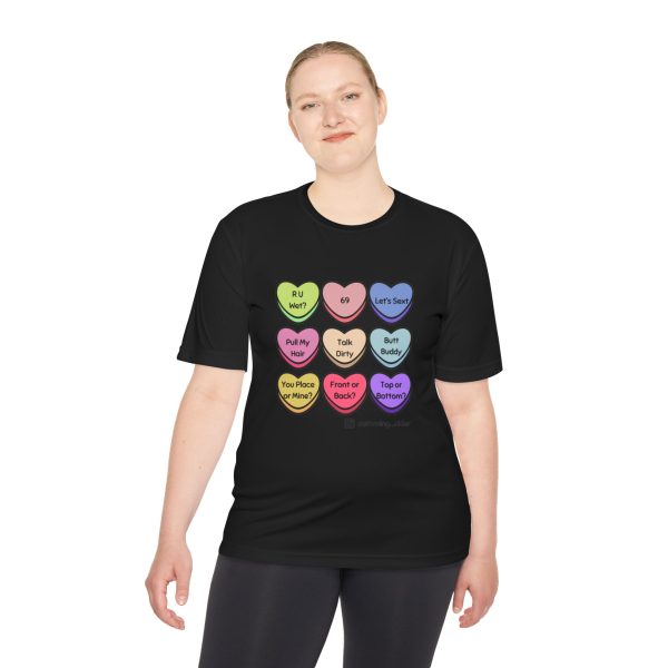 2024 - Conversation Hearts Unisex Moisture Wicking Tee - Image 16