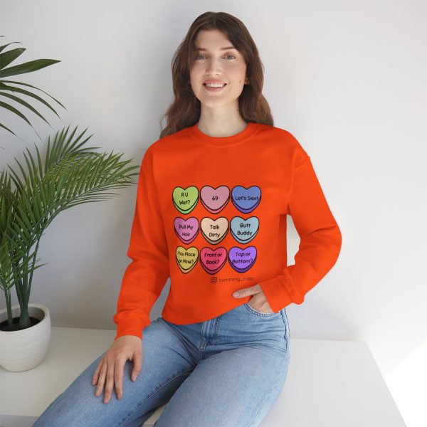 2024 - Conversation Hearts Unisex Heavy Blend™ Crewneck Sweatshirt - Image 35