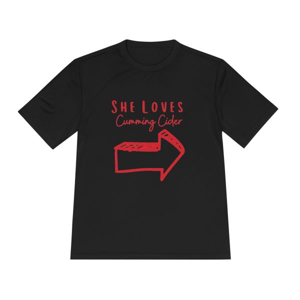 2024 - She Loves Cumming Cider Unisex Moisture Wicking Tee - Image 13