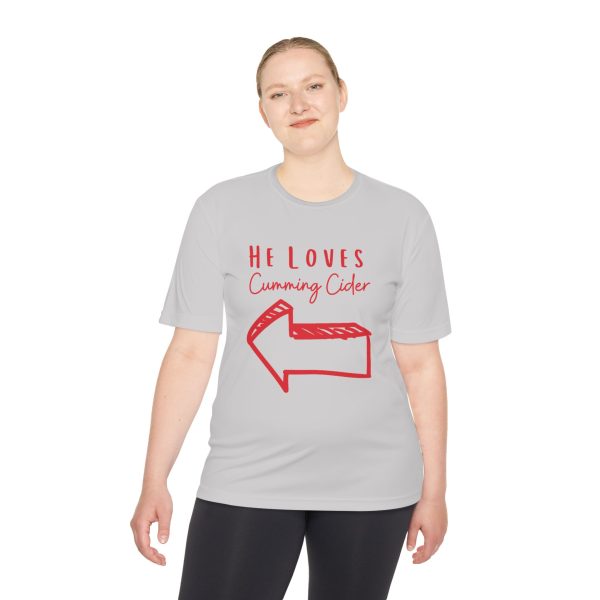 2024 - He Loves Cumming Cider Unisex Moisture Wicking Tee - Image 8