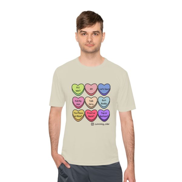 2024 - Conversation Hearts Unisex Moisture Wicking Tee - Image 19