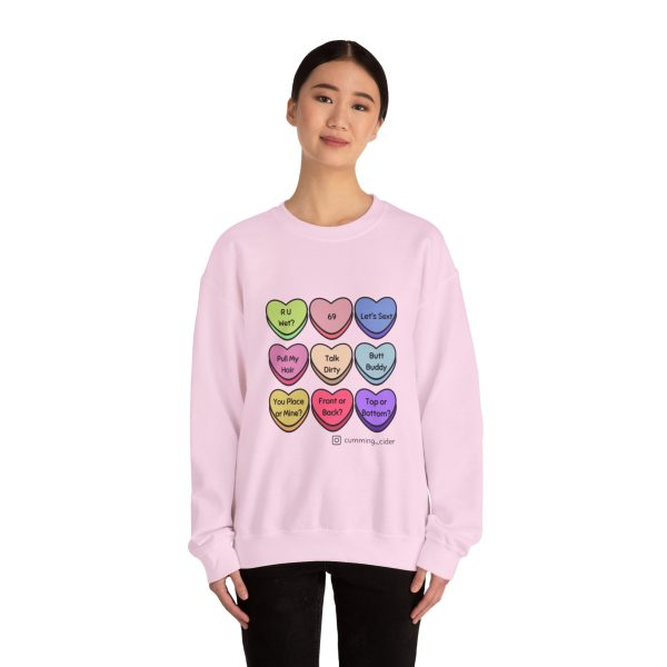 2024 - Conversation Hearts Unisex Heavy Blend™ Crewneck Sweatshirt - Image 79