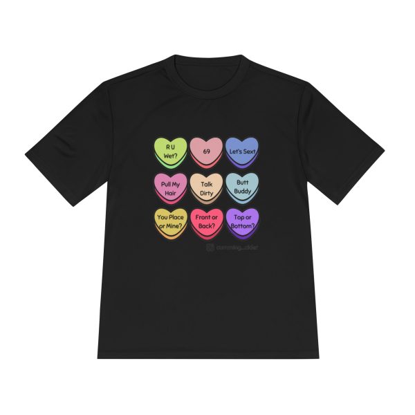 2024 - Conversation Hearts Unisex Moisture Wicking Tee - Image 13