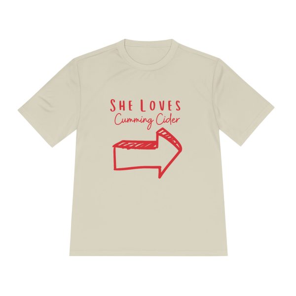 2024 - She Loves Cumming Cider Unisex Moisture Wicking Tee - Image 17