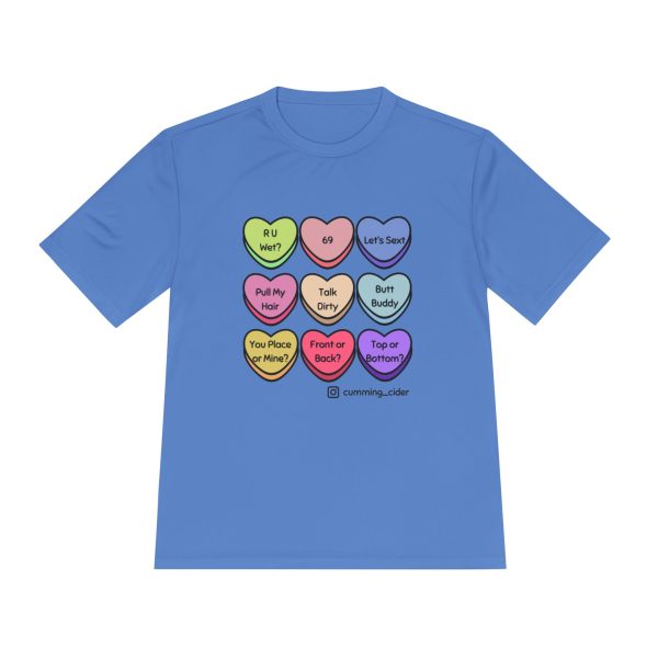 2024 - Conversation Hearts Unisex Moisture Wicking Tee - Image 37