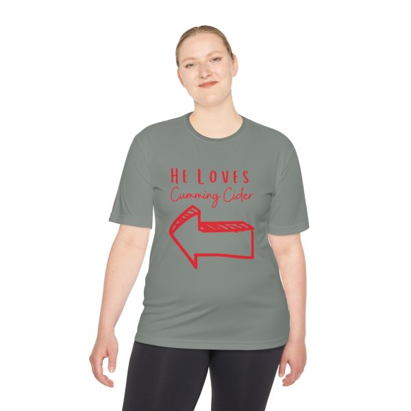 2024 - He Loves Cumming Cider Unisex Moisture Wicking Tee - Image 24