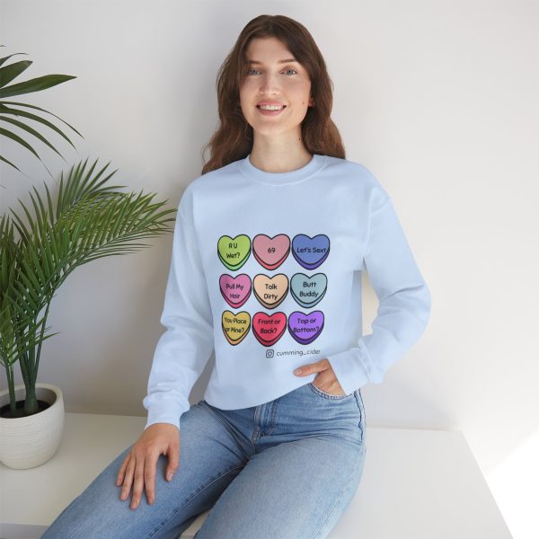 2024 - Conversation Hearts Unisex Heavy Blend™ Crewneck Sweatshirt - Image 60
