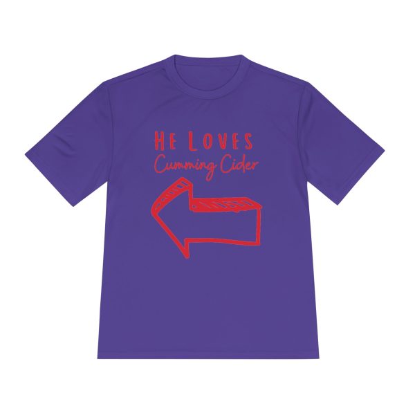 2024 - He Loves Cumming Cider Unisex Moisture Wicking Tee - Image 45