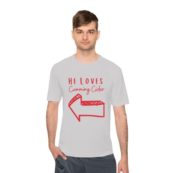 2024 - He Loves Cumming Cider Unisex Moisture Wicking Tee - Image 7