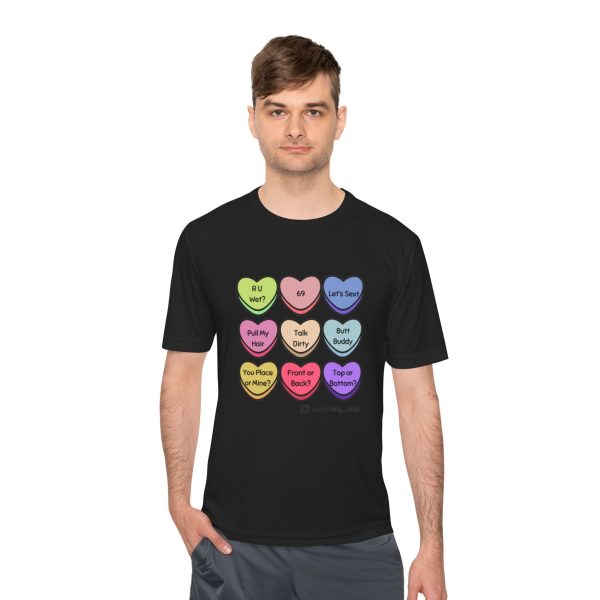 2024 - Conversation Hearts Unisex Moisture Wicking Tee - Image 15