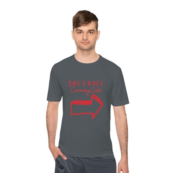 2024 - She Loves Cumming Cider Unisex Moisture Wicking Tee - Image 11