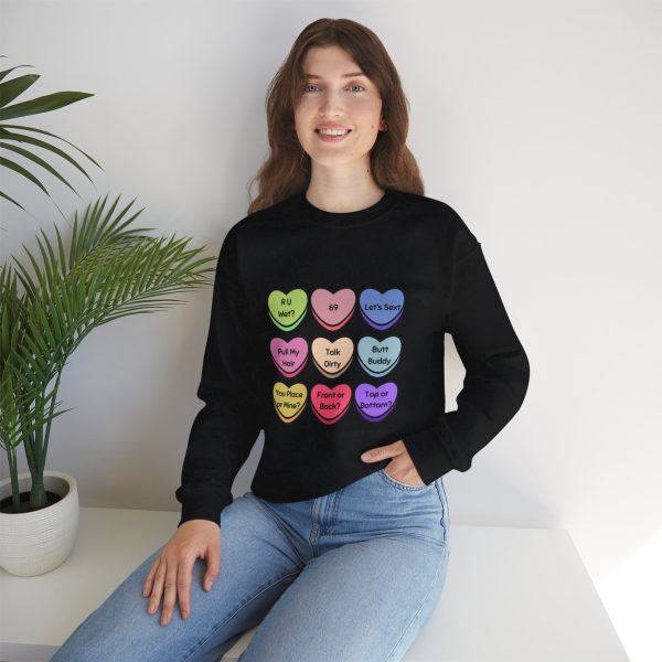 2024 - Conversation Hearts Unisex Heavy Blend™ Crewneck Sweatshirt - Image 15