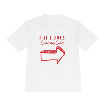 2024 - She Loves Cumming Cider Unisex Moisture Wicking Tee