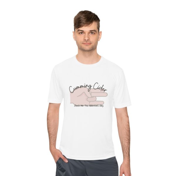 2024 - Shock Her This Valentine's Day Unisex Moisture Wicking Tee - Image 3