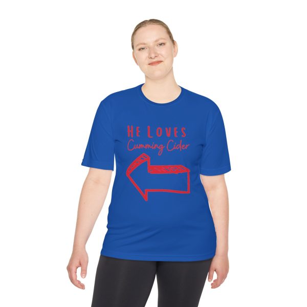 2024 - He Loves Cumming Cider Unisex Moisture Wicking Tee - Image 44