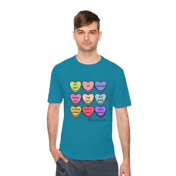 2024 - Conversation Hearts Unisex Moisture Wicking Tee - Image 35