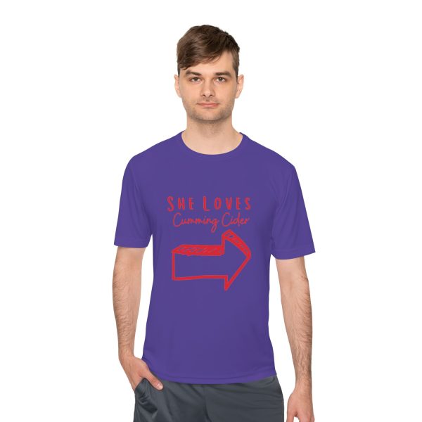2024 - She Loves Cumming Cider Unisex Moisture Wicking Tee - Image 47