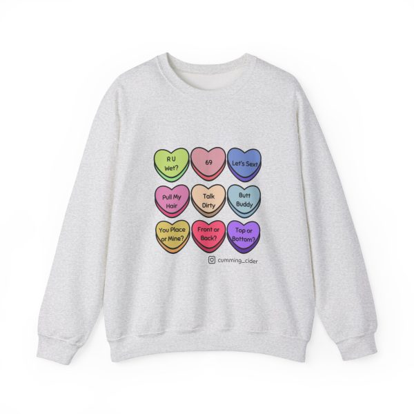 2024 - Conversation Hearts Unisex Heavy Blend™ Crewneck Sweatshirt - Image 6